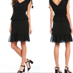 Gibson Latimer Ruffle Waist Dress